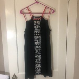 Black and White Shift Dress